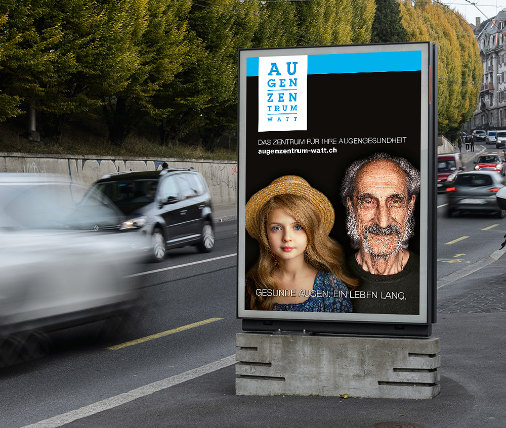 Plakatkampagne AUGENZENTRUM WATT